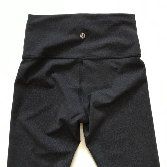 Lululemon InStill High Rise Tight Leggings Womens 4 Black Granite 25" Inseam Run - Picture 9 of 12